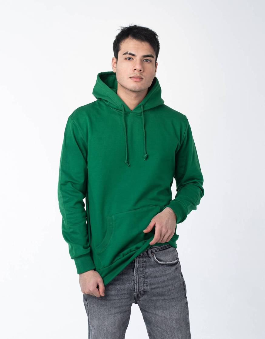 Светло-зелёное мужское худи оптом